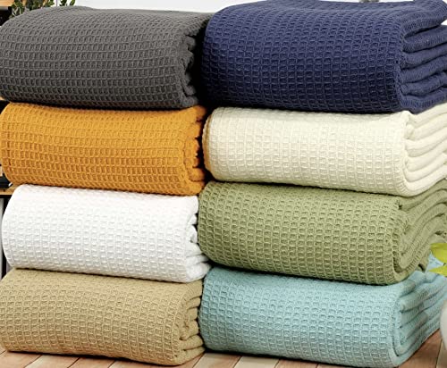 Tex Trend Luxury Cotton Blanket - Soft Blankets Queen Size