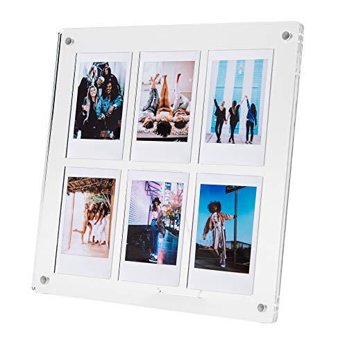 The Happy Frame Acrylic Floating Frame with Polaroid Instax Collage