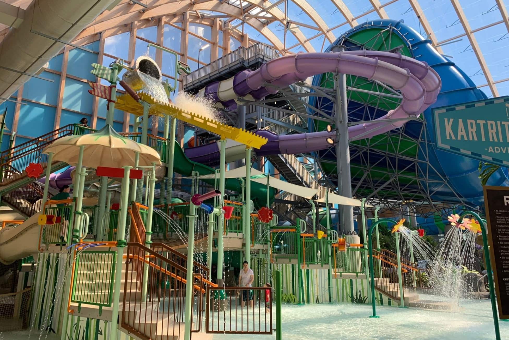 The Kartrite Indoor Waterpark: How Many Square Feet Is The Play Area?