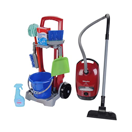 Theo Klein Cleaning Trolley with Miele Vacuum Cleaner Premium Toys for Kids Ages 3 Years & Up