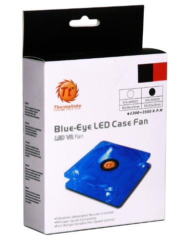 Thermaltake Blue-Eye 90mm Blue LED Case Fan with Adjustable Speed Control AF0035