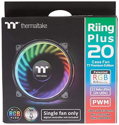 Thermaltake Riing Plus 20 RGB TT Premium Edition