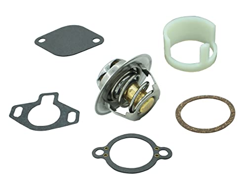 Thermostat Kit For Mercruiser 807252Q5 1987-UP Sierra 18-3647 gaskets Sleeve for 4.3L 5.0L 5.7L 7.4L 8.2L 160°