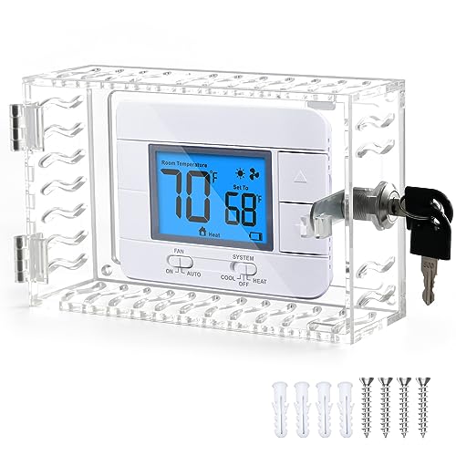 VOOWO Smart Thermostat Lock Box with Key for Home AC