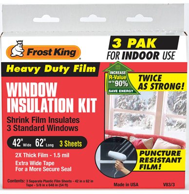 Thermwell Film Window Insulation Kit - 3 Pack
