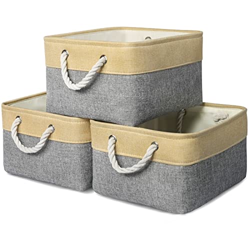 KITCSTI Storage Baskets for Organizing Fabric Organizer Bins Cubes