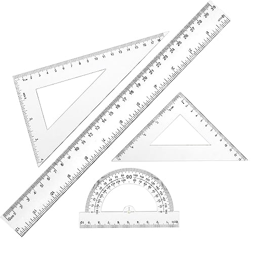 Thinp Geometry Ruler Set