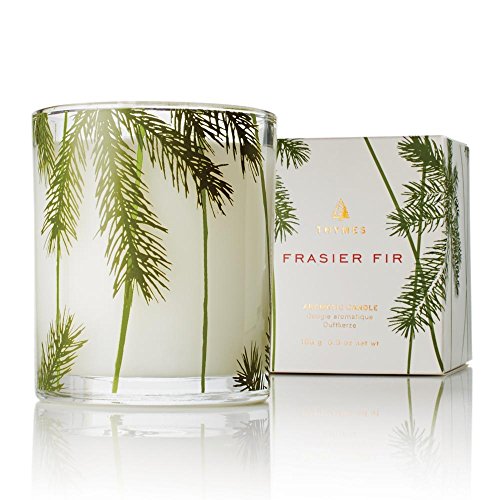 Thymes Frasier Fir Pine Needle Luxury Candle - Forest Fragrance - 6.5 oz