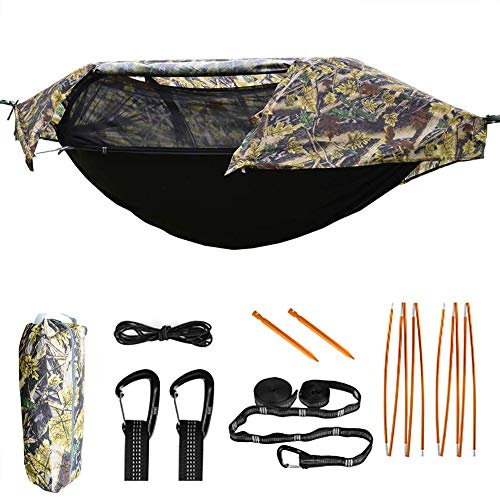 TianYaOutDoor Camping Hammock with Mosquito Net and Rainfly