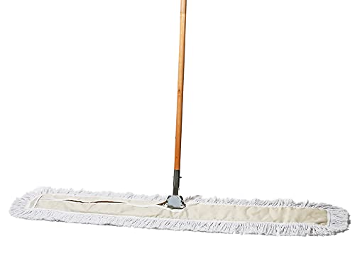 Tidy Tools 48 in. Commercial Dust Mop & Floor Sweeper for Hardwood Floors