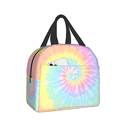 Tie Dye Lunch Box Kids Girls Boys Insulated Cooler Thermal Cute