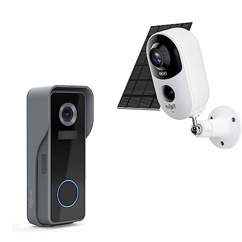 TIEJUS 2K FHD Wireless Doorbell Camera