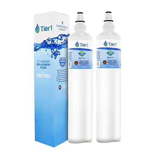Tier1 Refrigerator Water Filter Replacement - 2 Pack