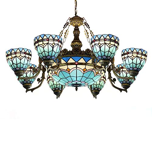 Tiffany Baroque Style Chandelier Light