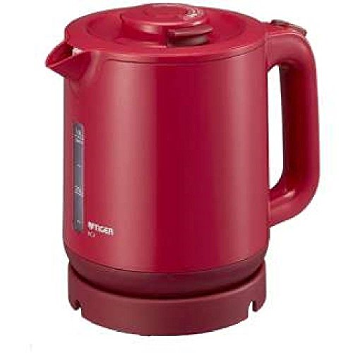 TIGER Steam-Less Electric Kettle (1.0L) - Red