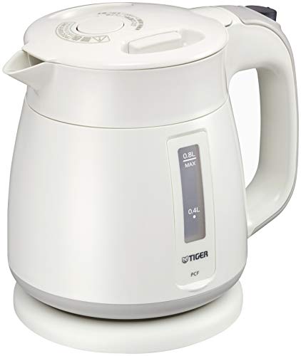 Tiger thermos electric kettle 800ml white