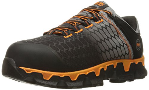Timberland PRO Powertrain Sport Alloy Toe Shoe (Grey/Orange, 13 M)