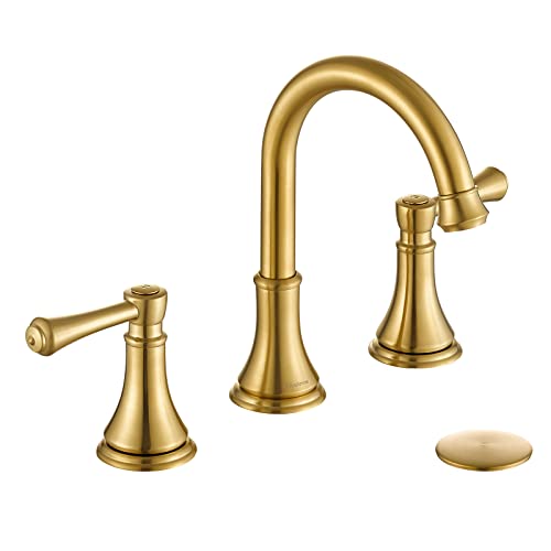 TimeArrow Brushed Gold Bathroom Sink Faucet