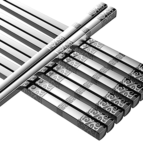 TINMARDA Reusable Stainless Steel Chopsticks