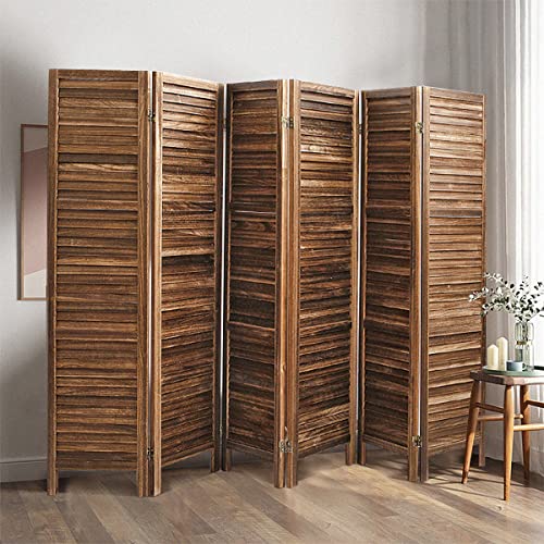 TinyTimes 5.6 FT Tall Wood Room Divider