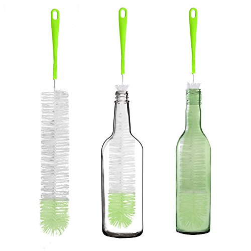 TISSA Long Bottle Cleaning Brush - Beer Wine Brewing Decanter Washer (1 Piece)