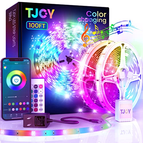 TJOY 100ft Bluetooth LED Strip Lights