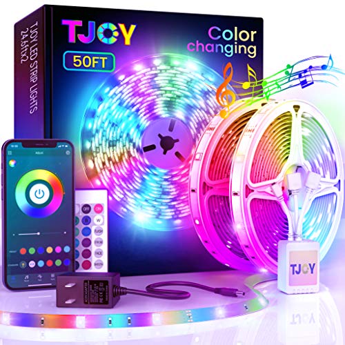 TJOY 50ft Bluetooth LED Strip Lights