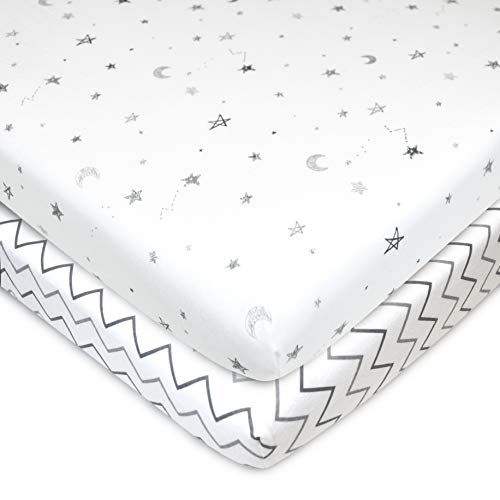 TL Care Cotton Jersey Knit Fitted Playard Sheet