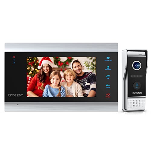 TMEZON Wired Video Door Phone Doorbell Intercom System