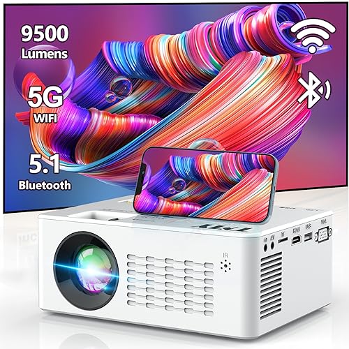 TMY 5G WiFi Projector with Bluetooth 5.1