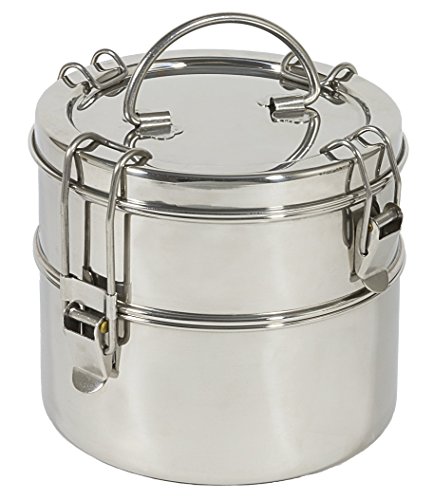 To Go Ware 2-Tier Stainless Steel Tiffin Lunch Box