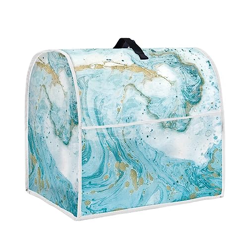 Marble Beach Blue Kitchen Aid Mixer Cover by TOADDMOS