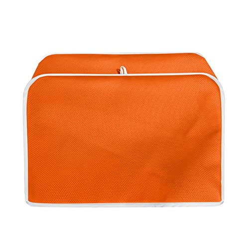 TOADDMOS Orange Kitchen Toaster Cover, Universal Washable Protector