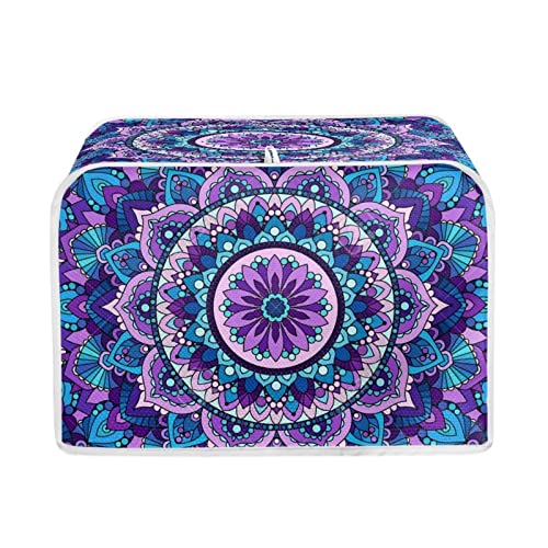 Toaster Cover with Purple Mandala Print