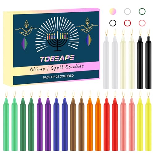 Tobeape Colored Spell Candles - Create Magic and Coziness!