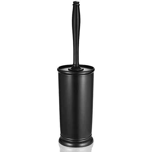 Modern Black Toilet Brush Holder Set for Deep Cleaning" - Roleader