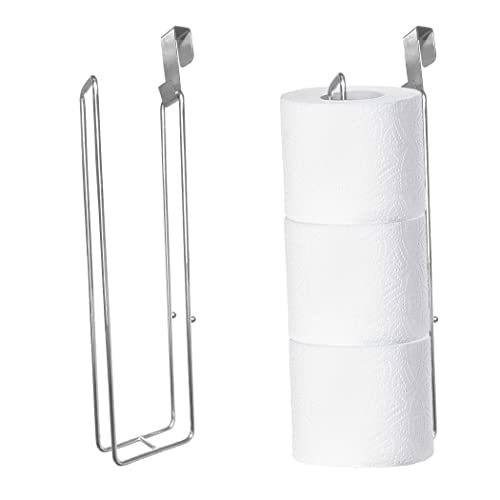 Zeadesign Bathroom Toilet Paper Holder with Storage Shelf