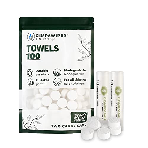 Reusable Toilet Paper Tablets for Travel and Camping (100)