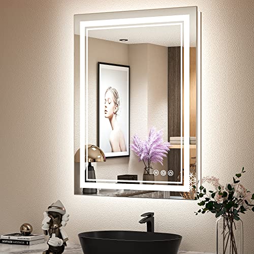 TokeShimi Bathroom LED Backlit Vanity Mirror for Décor