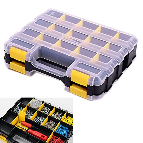 AIDY-PRO 34-Compartment Double Side Small Parts Storage Box