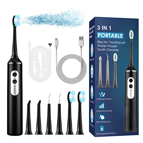 Toothbrush with Water Flosser Combo