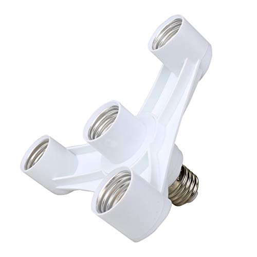 Toplimit 4 in 1 Light Bulb Socket Splitter