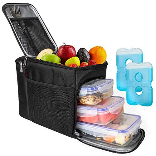 Top&Top Insulated Lunch Box Set and Cooler Bag