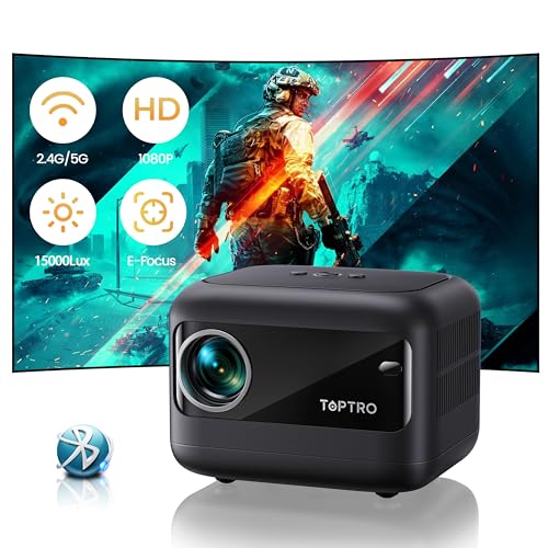 TOPTRO TR25 Mini Projector with WiFi and Bluetooth
