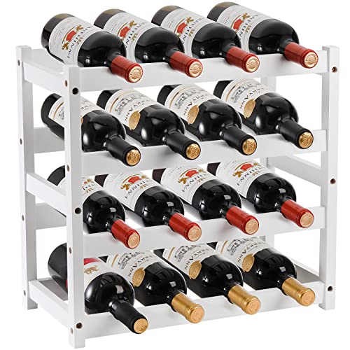 TOPZEA 16-Bottle Wine Rack Countertop