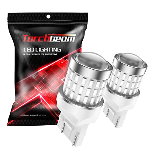 Torchbeam 7443 7440 LED Bulbs Red Brake Lights Super Bright