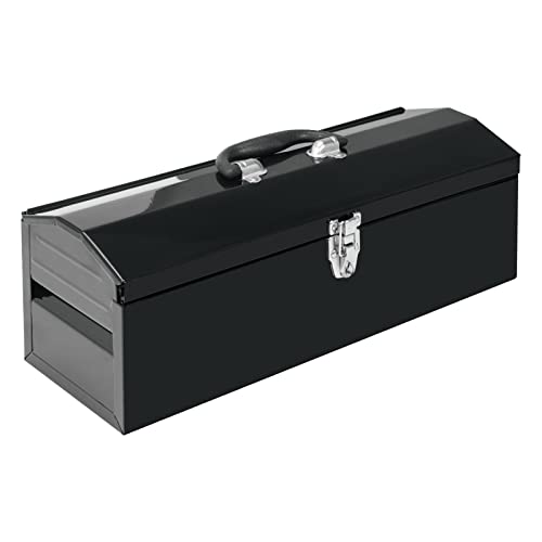 Boxo Tools 26in 5-Drawer Portable Steel Tool Box, Black