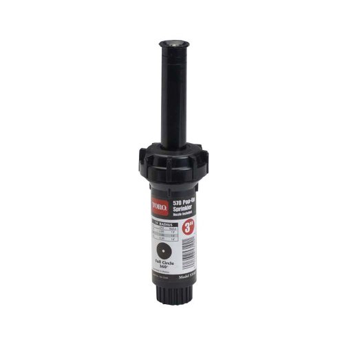 Toro 53818 3-Inch Pop-Up Fixed-Spray with Adjustable Nozzle Sprinkler
