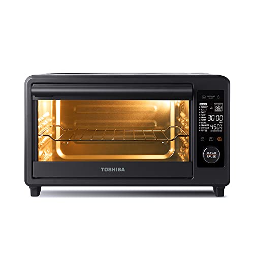 Toshiba MC25CEY-CHSS 6-Slice Convection Toaster Oven, Stainless Steel