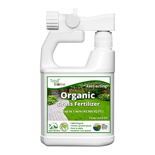 Total Biome Organic Liquid Lawn Fertilizer | 100% Natural Microorganism Based